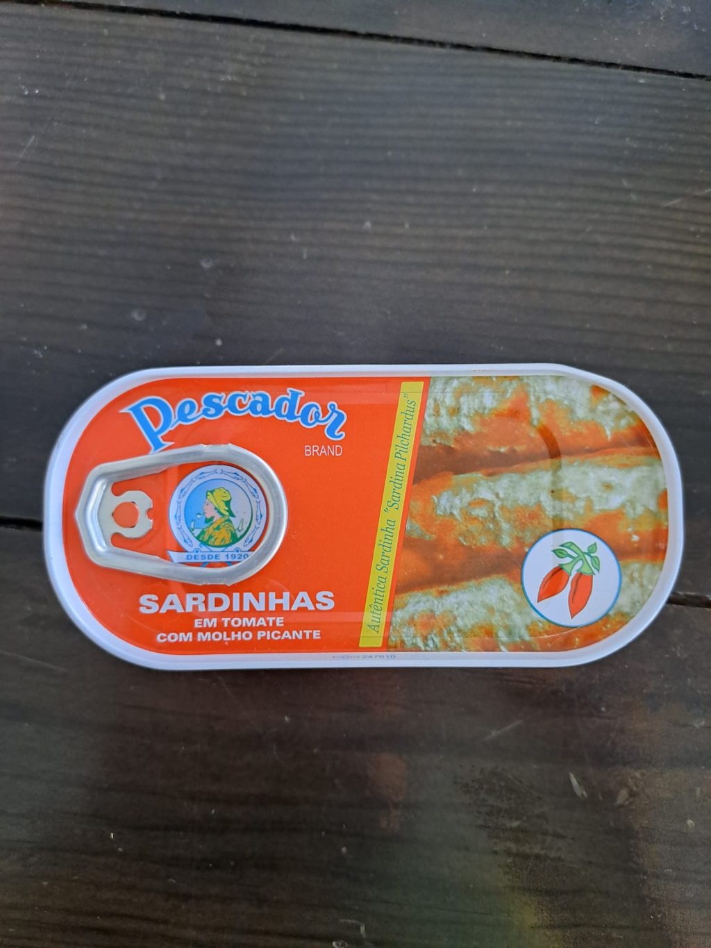 Sardinha em tomate com molho picante Pescador 54g