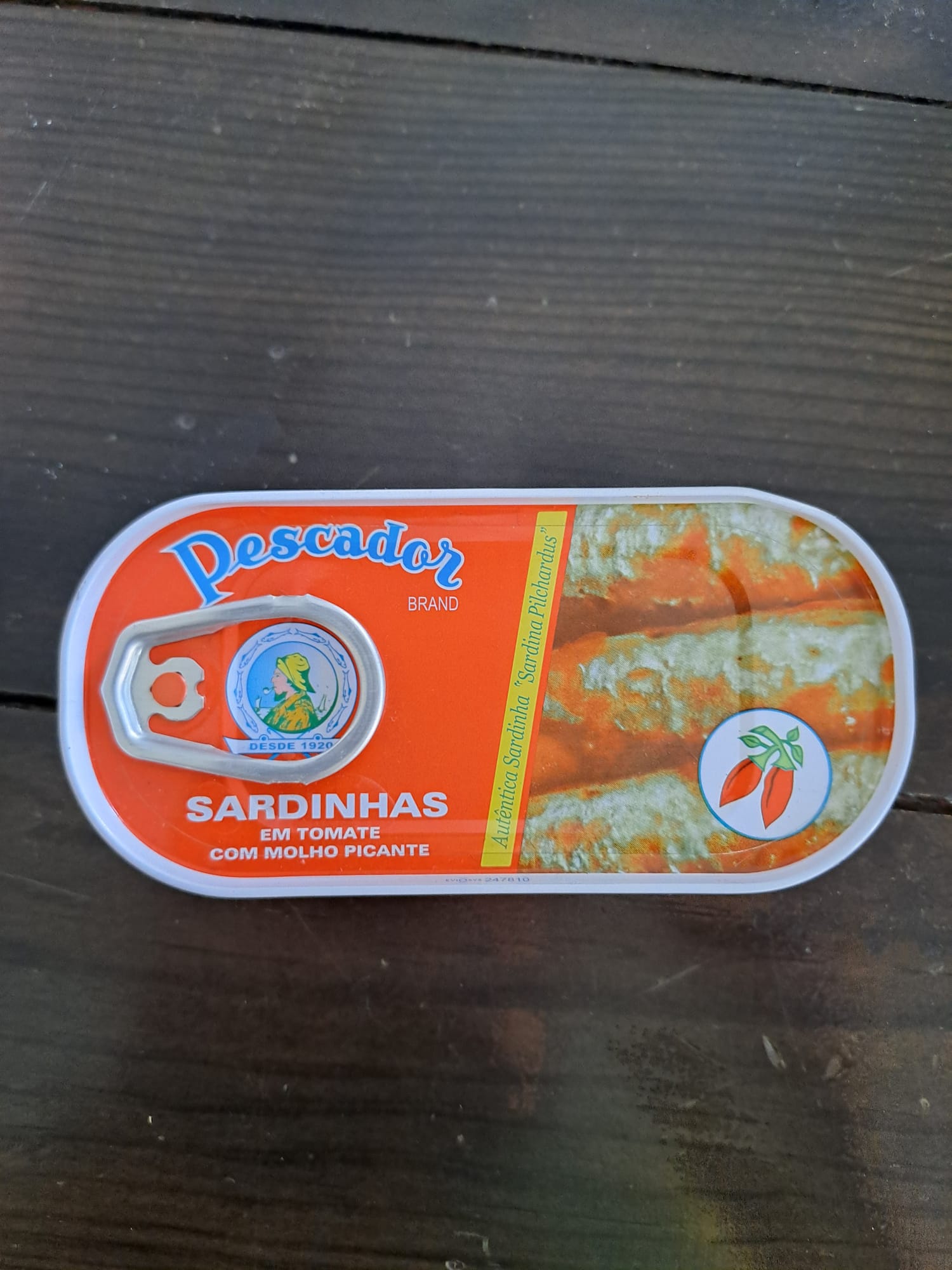 Sardinha em tomate com molho picante Pescador 54g