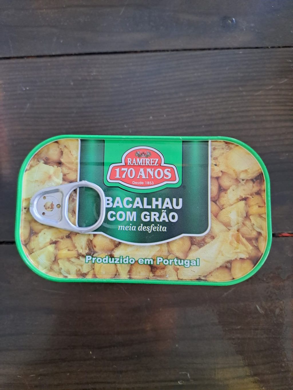 Bacalhau com grão (meia desfeita) Ramirez 120g