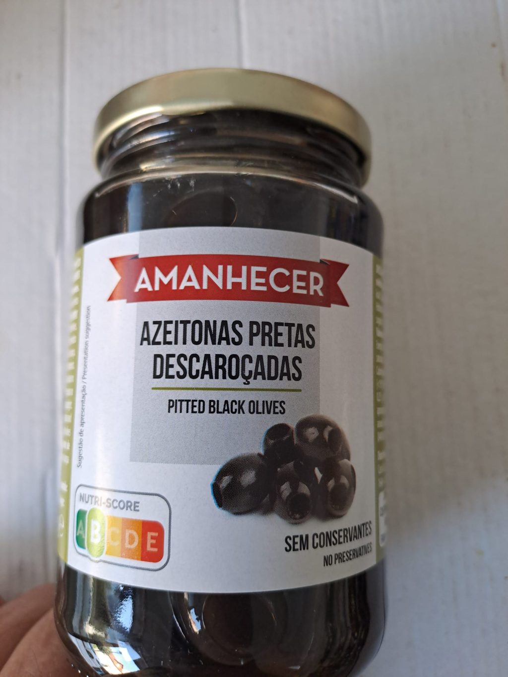Azeitonas Pretas descaroçadas Amanhecer 340g