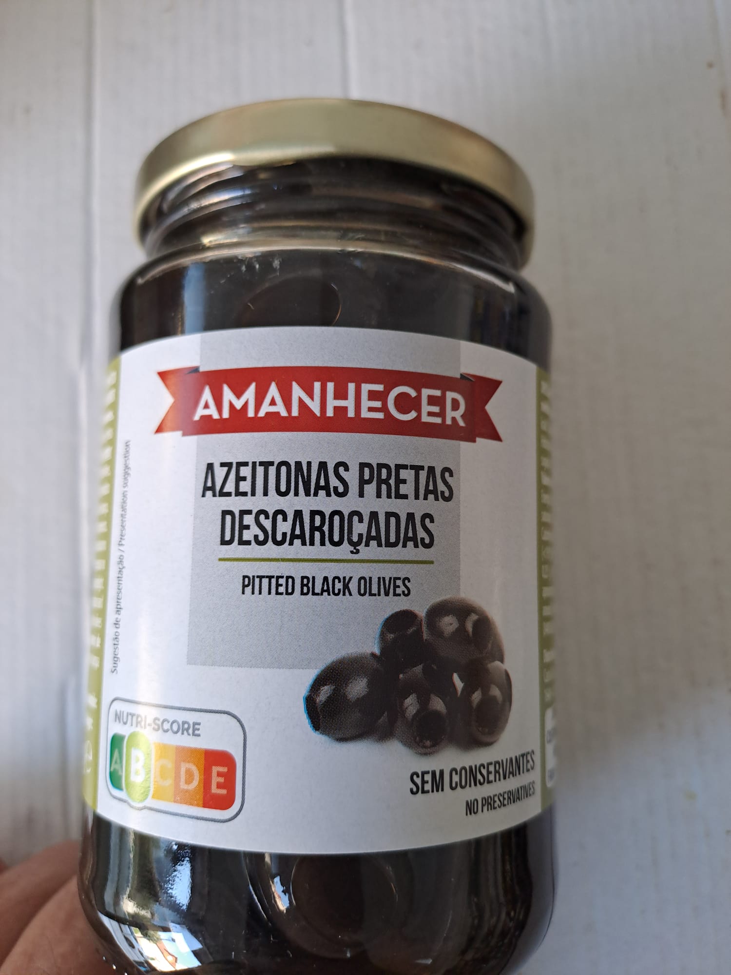 Azeitonas Pretas descaroçadas Amanhecer 340g