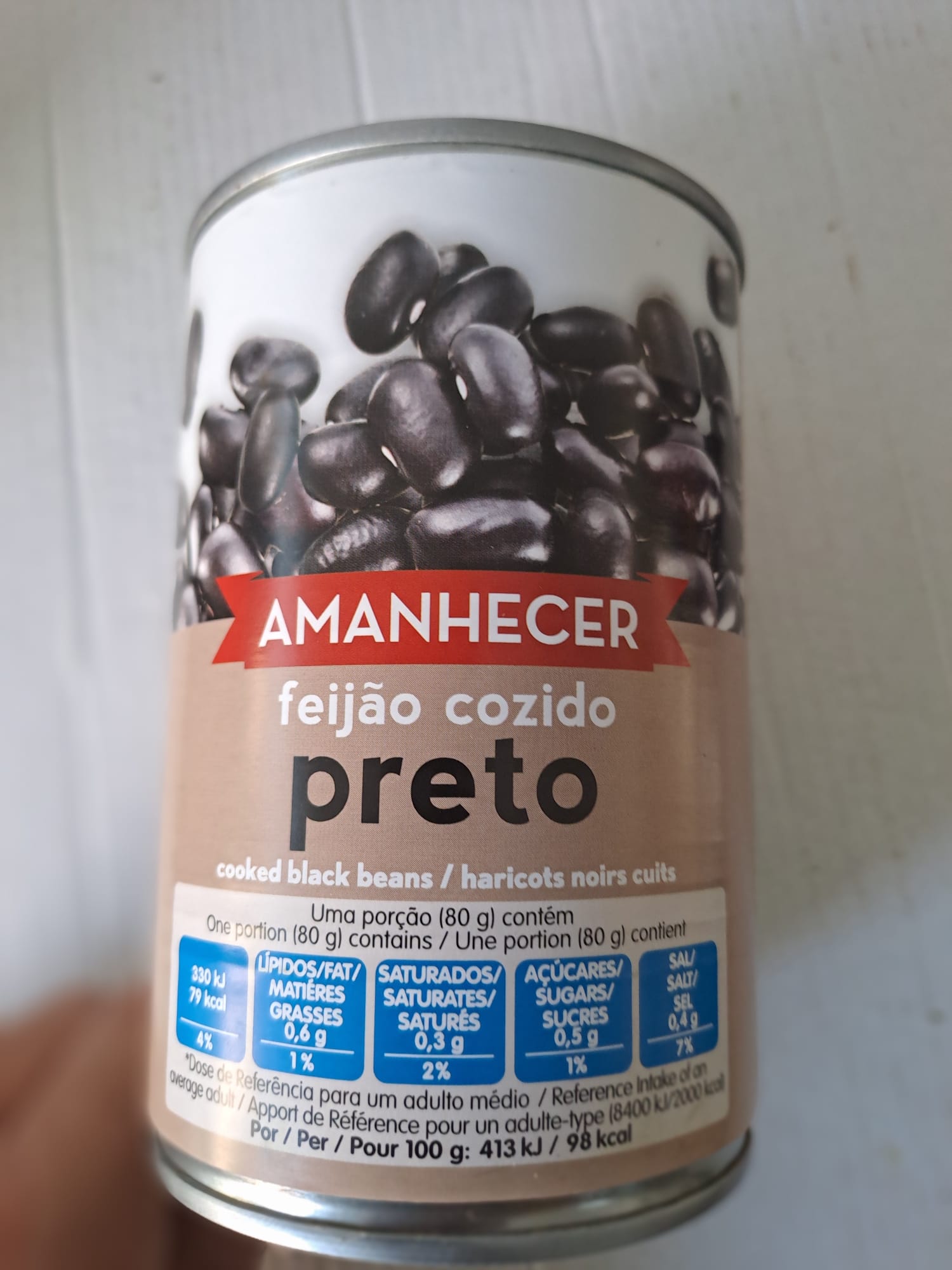 Feijão Cozido Amanhecer 420g