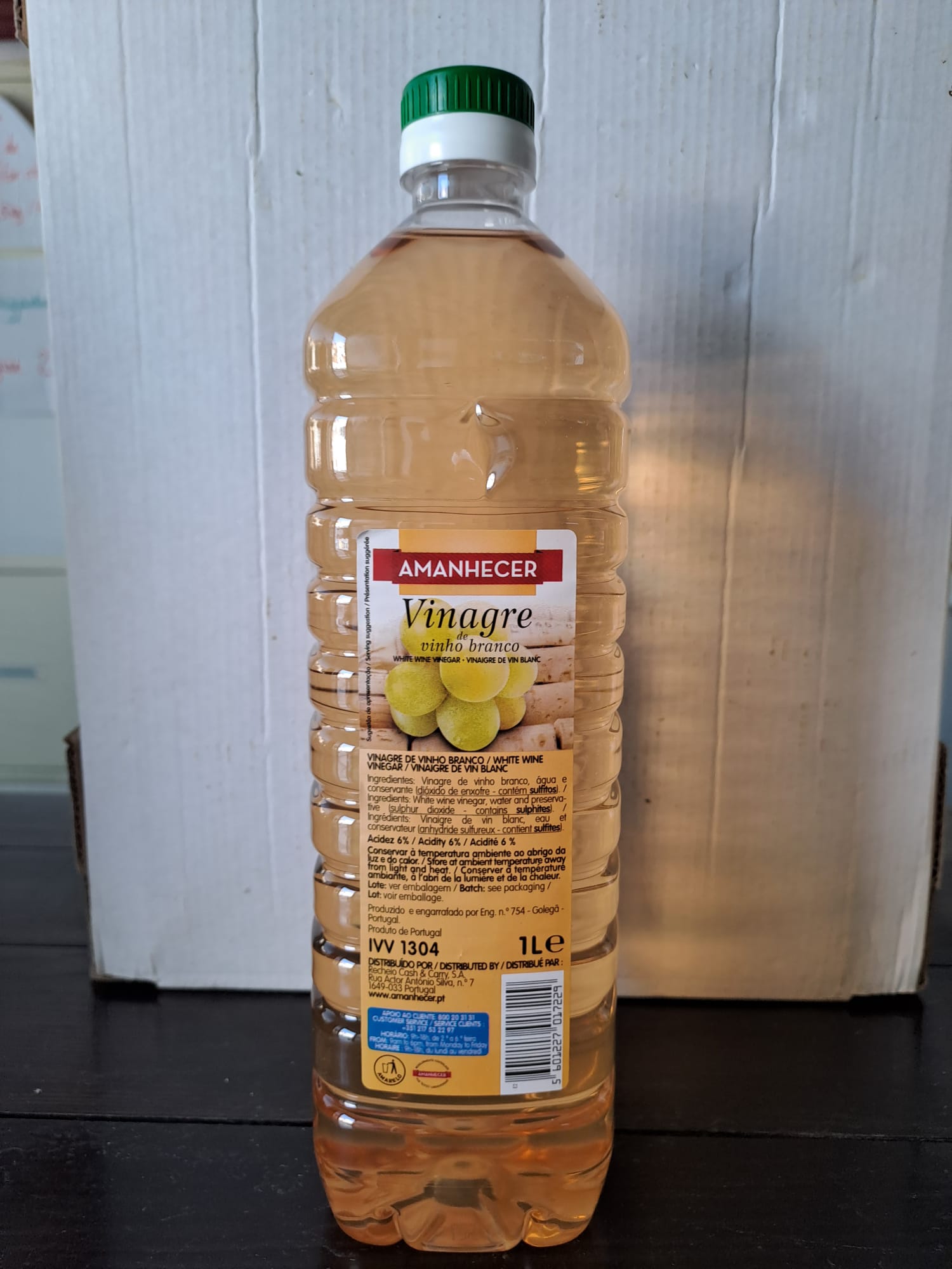 Vinagre de vinho branco1l