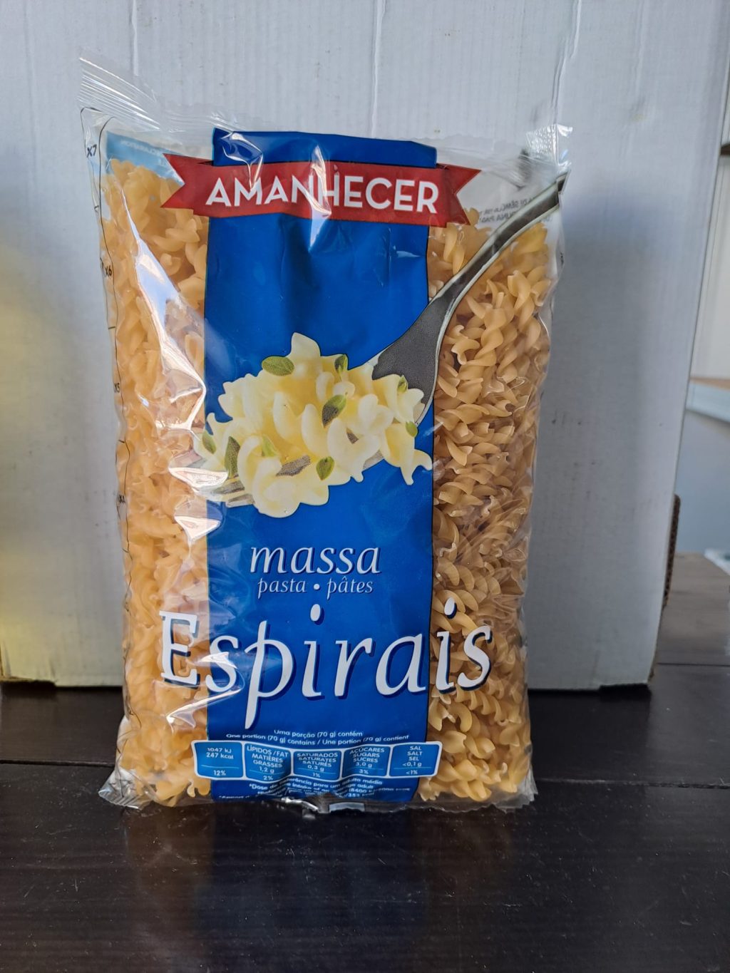 Massa Espiras Amanhecer 500g