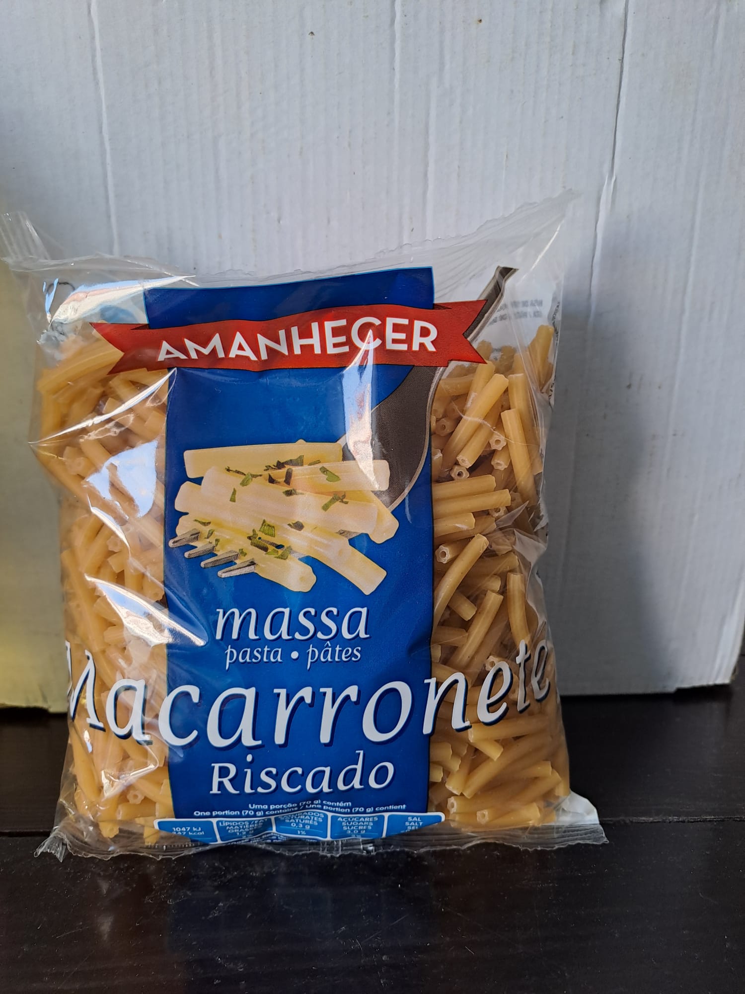 Massa Macarronete riscado 500g